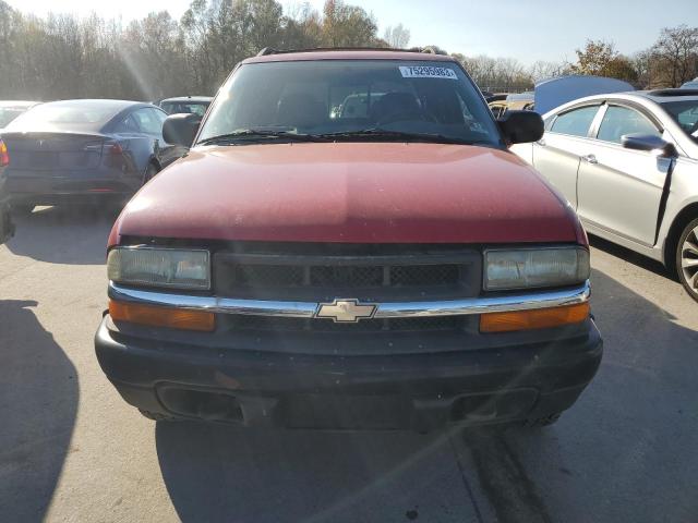 1GCDT13X34K145728 - 2004 CHEVROLET S-10 S10 RED photo 5