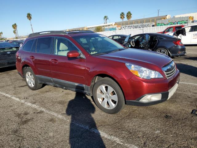 4S4BRBHC4B3400651 - 2011 SUBARU OUTBACK 2.5I PREMIUM BURGUNDY photo 4