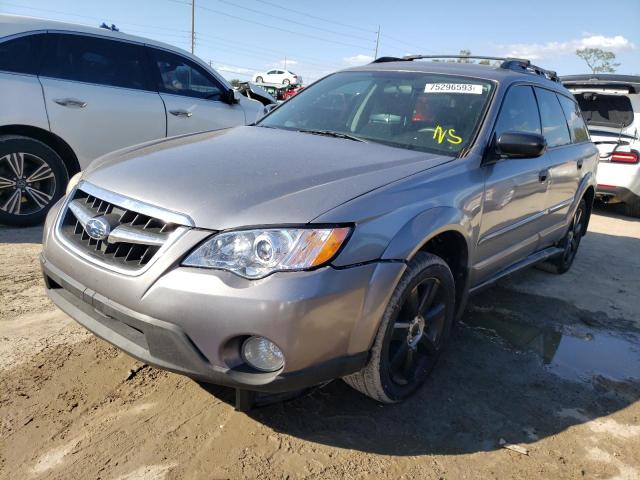 4S4BP61C887340706 - 2008 SUBARU OUTBACK 2.5I SILVER photo 1