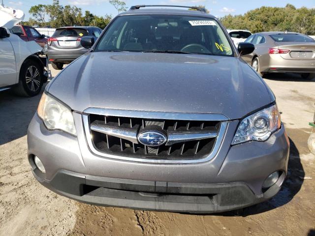 4S4BP61C887340706 - 2008 SUBARU OUTBACK 2.5I SILVER photo 5