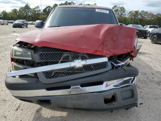 2GCEC19TX51270753 - 2005 CHEVROLET SILVERADO C1500 RED photo 5