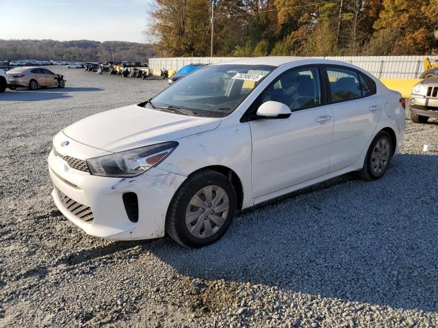 3KPA24AB4KE166876 - 2019 KIA RIO S WHITE photo 1