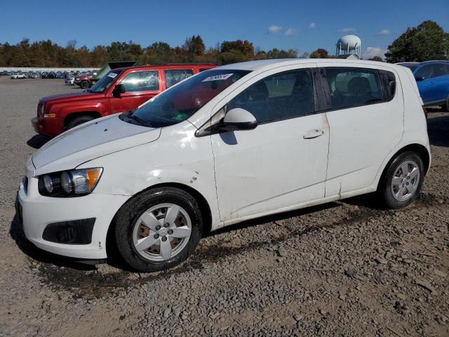 1G1JA6SG2E4172263 - 2014 CHEVROLET SONIC LS WHITE photo 1