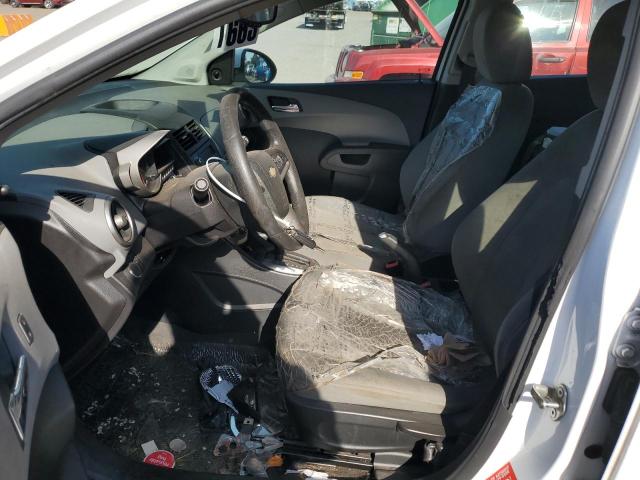 1G1JA6SG2E4172263 - 2014 CHEVROLET SONIC LS WHITE photo 7