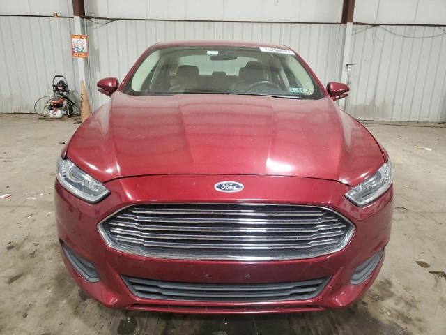 3FA6P0H73ER371853 - 2014 FORD FUSION SE RED photo 5