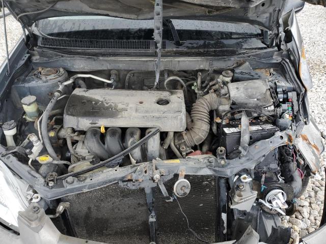 2T1KR32E25C487563 - 2005 TOYOTA COROLLA MA XR CHARCOAL photo 11