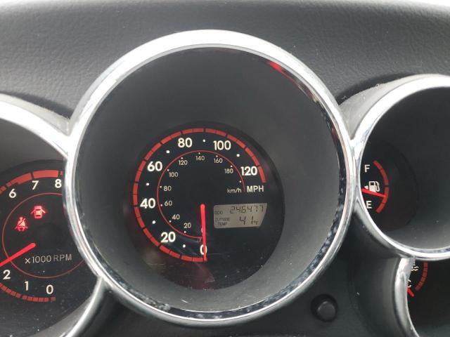 2T1KR32E25C487563 - 2005 TOYOTA COROLLA MA XR CHARCOAL photo 9