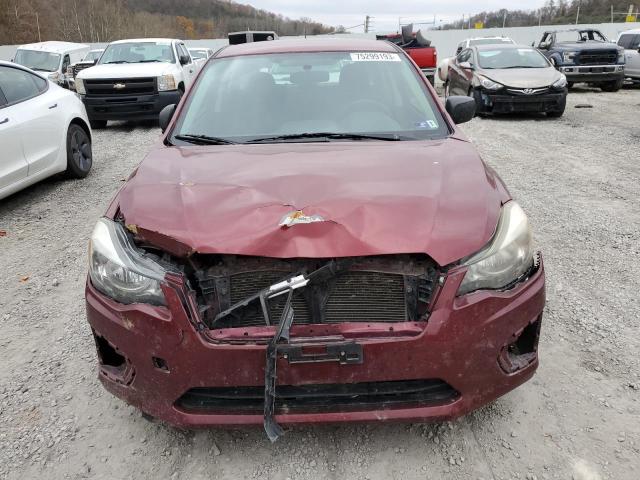 JF1GPAA67D2889172 - 2013 SUBARU IMPREZA MAROON photo 5