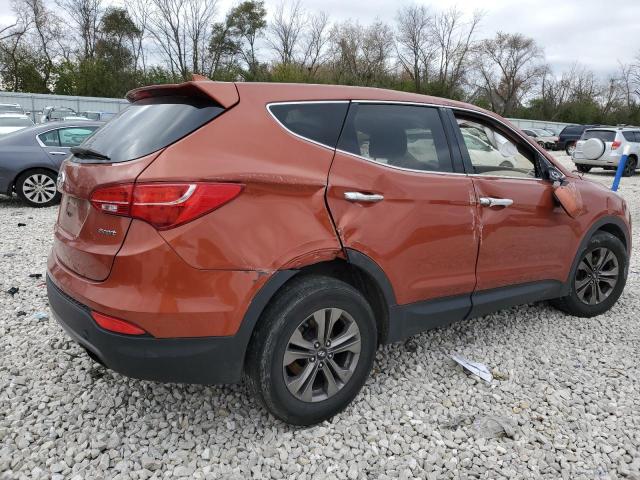 5XYZT3LB1FG272315 - 2015 HYUNDAI SANTA FE S ORANGE photo 3