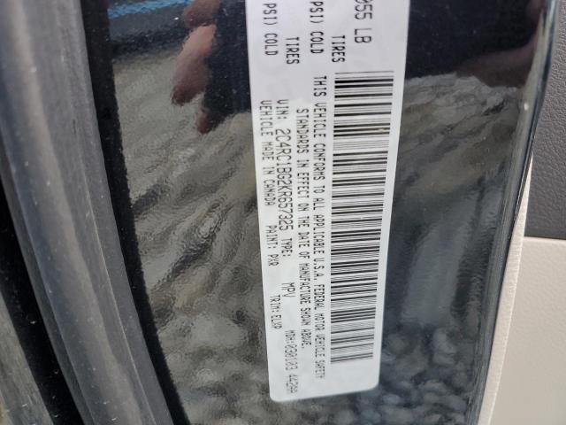 2C4RC1BG2KR657325 - 2019 CHRYSLER PACIFICA TOURING L შავი ფოტო 13