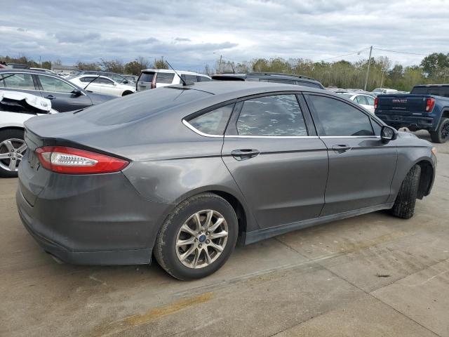 3FA6P0G74GR365225 - 2016 FORD FUSION S GRAY photo 3