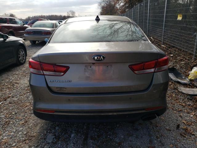 5XXGT4L3XGG082072 - 2016 KIA OPTIMA LX GRAY photo 6