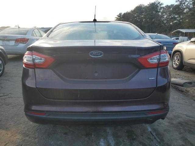 3FA6P0H75DR198397 - 2013 FORD FUSION SE BURGUNDY photo 6