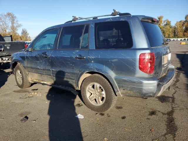 2HKYF18465H565541 - 2005 HONDA PILOT EX BLUE photo 2