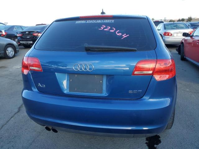 WAUHF78P59A079066 - 2009 AUDI A3 2.0T BLUE photo 6