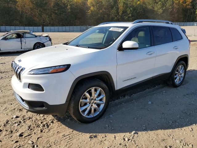 1C4PJMDS7HW599311 - 2017 JEEP CHEROKEE LIMITED WHITE photo 1