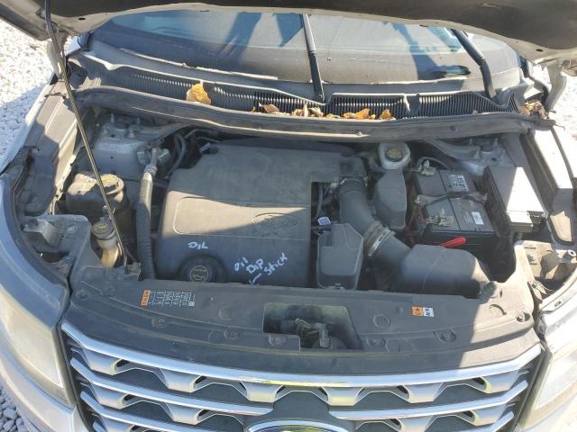 1FM5K7F81HGC92729 - 2017 FORD EXPLORER LIMITED SILVER photo 12