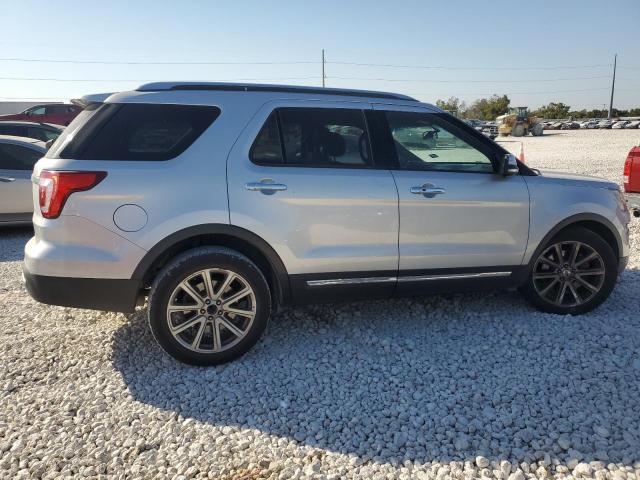 1FM5K7F81HGC92729 - 2017 FORD EXPLORER LIMITED SILVER photo 3