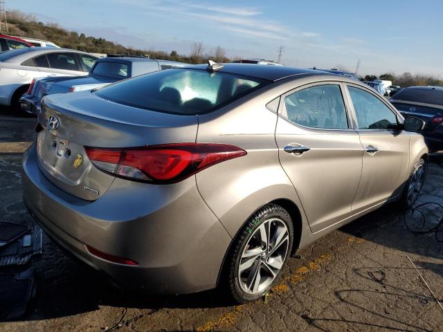 5NPDH4AE9EH501314 - 2014 HYUNDAI ELANTRA SE TAN photo 3