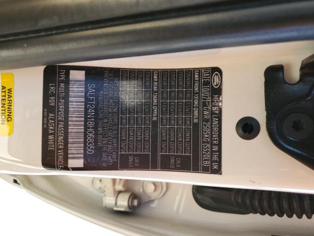 SALFT24N18H068350 - 2008 LAND ROVER LR2 HSE TECHNOLOGY WHITE photo 13