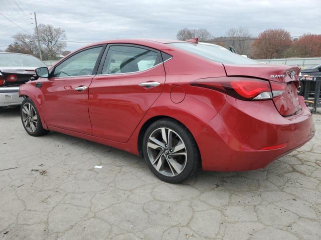 KMHDH4AEXEU182393 - 2014 HYUNDAI ELANTRA SE RED photo 2