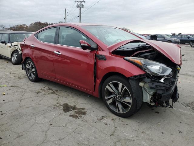 KMHDH4AEXEU182393 - 2014 HYUNDAI ELANTRA SE RED photo 4