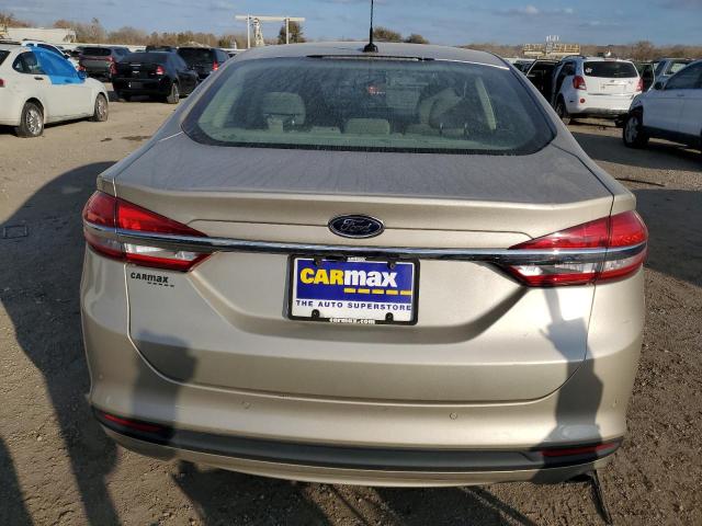 3FA6P0LU5HR257886 - 2017 FORD FUSION SE HYBRID GOLD photo 6