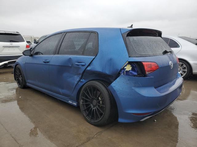 WVWLF7AU9FW318372 - 2015 VOLKSWAGEN GOLF R BLUE photo 2