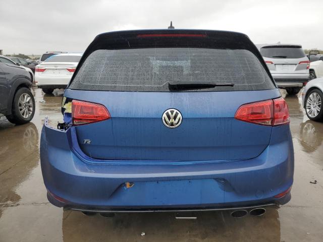 WVWLF7AU9FW318372 - 2015 VOLKSWAGEN GOLF R BLUE photo 6