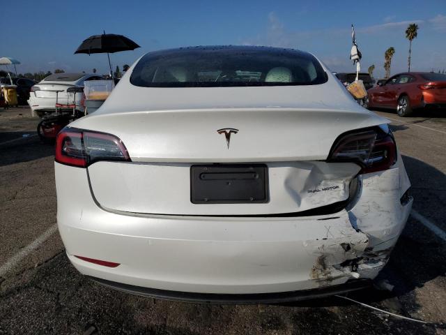 5YJ3E1EB7MF000521 - 2021 TESLA MODEL 3 WHITE photo 6