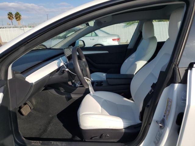 5YJ3E1EB7MF000521 - 2021 TESLA MODEL 3 WHITE photo 7