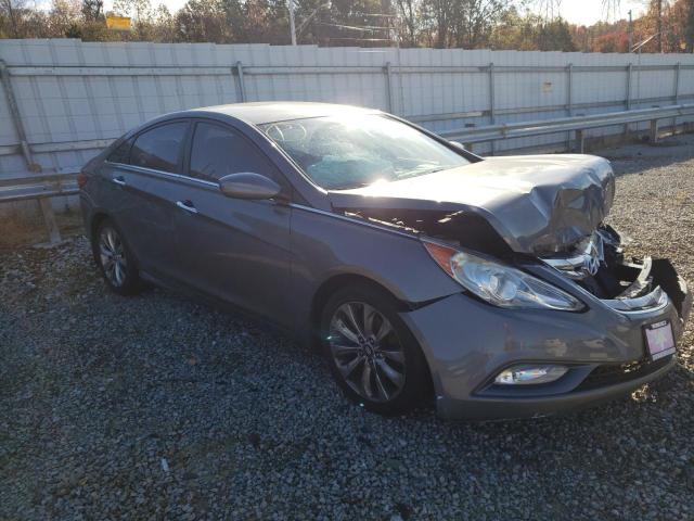 5NPEC4AC1BH120957 - 2011 HYUNDAI SONATA SE GRAY photo 4