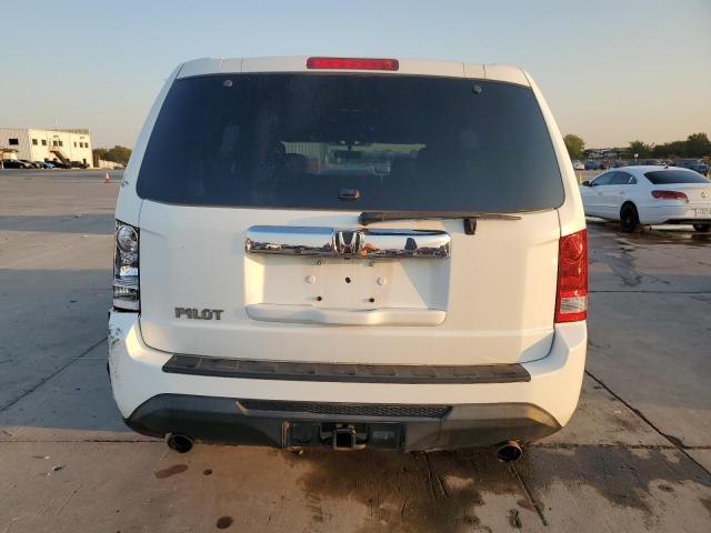 5FNYF3H48EB006342 - 2014 HONDA PILOT EX WHITE photo 6