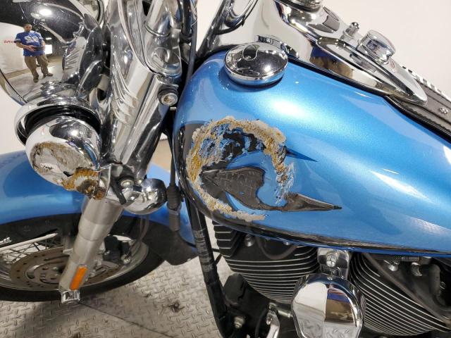 1HD1BW513BB046785 - 2011 HARLEY-DAVIDSON FLSTC BLUE photo 9