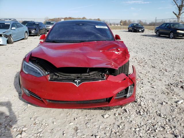 5YJSA1E24GF139291 - 2016 TESLA MODEL S RED photo 5