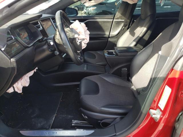 5YJSA1E24GF139291 - 2016 TESLA MODEL S 红色 照片 7