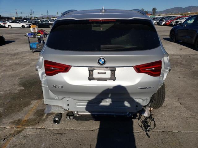 5UXTR7C56KLR49457 - 2019 BMW X3 SDRIVE30I SILVER photo 6