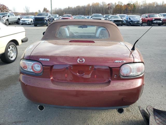 JM1NC25F160104026 - 2006 MAZDA MX-5 MIATA BURGUNDY photo 6