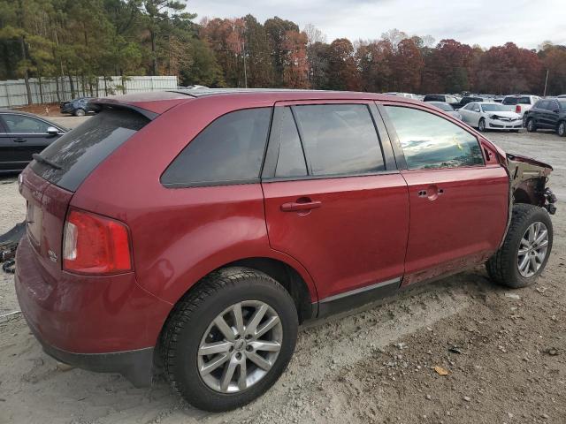 2FMDK4JC4DBA72184 - 2013 FORD EDGE SEL RED photo 3