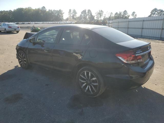 2HGFB2F92FH509390 - 2015 HONDA CIVIC EXL შავი ფოტო 2