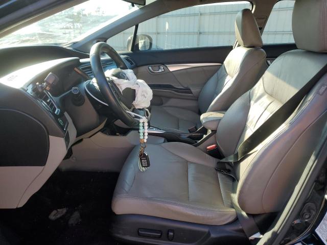 2HGFB2F92FH509390 - 2015 HONDA CIVIC EXL შავი ფოტო 7