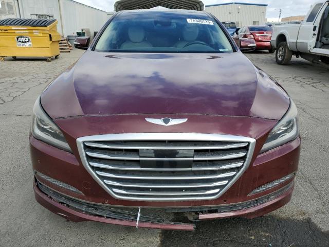 KMHGN4JFXFU085968 - 2015 HYUNDAI GENESIS 5.0L BURGUNDY photo 5