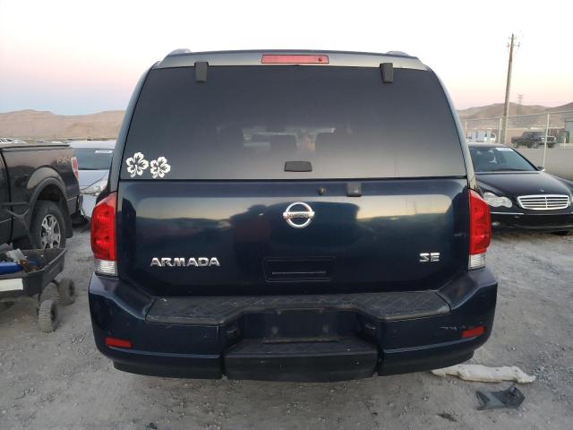 5N1AA08D78N615759 - 2008 NISSAN ARMADA SE BLUE photo 6