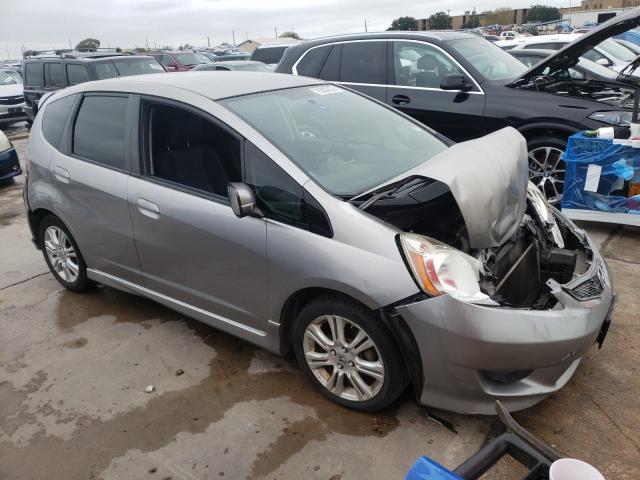 JHMGE88439C007363 - 2009 HONDA FIT SPORT GRAY photo 4