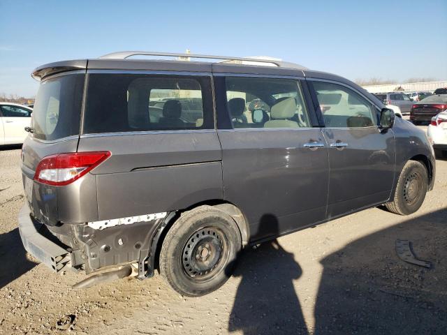 JN8AE2KP7E9104536 - 2014 NISSAN QUEST S GRAY photo 3