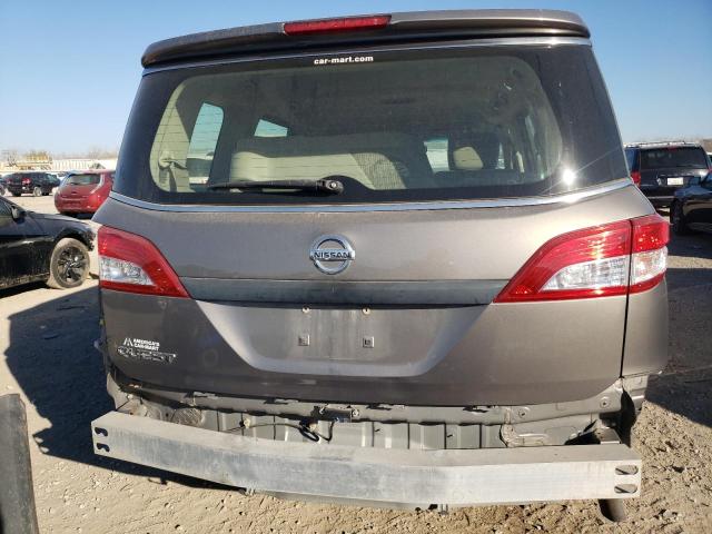 JN8AE2KP7E9104536 - 2014 NISSAN QUEST S GRAY photo 6