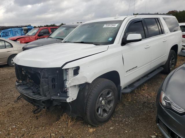 1GNSKHKC7HR151506 - 2017 CHEVROLET SUBURBAN K1500 LT WHITE photo 1