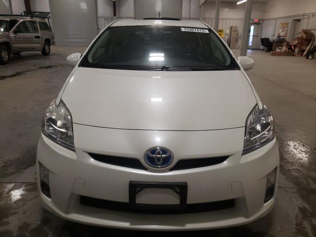 JTDKN3DU4A0219019 - 2010 TOYOTA PRIUS WHITE photo 5