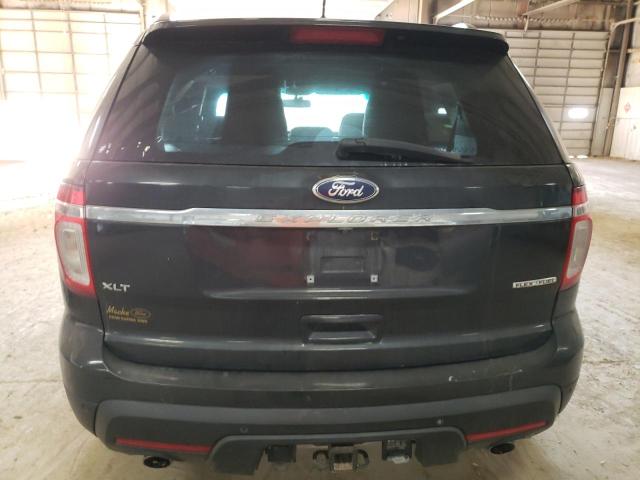 1FM5K7D87DGA50265 - 2013 FORD EXPLORER XLT BLACK photo 6