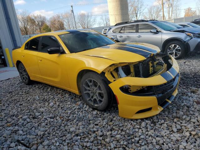 2C3CDXJG4HH551887 - 2017 DODGE CHARGER SXT YELLOW photo 4